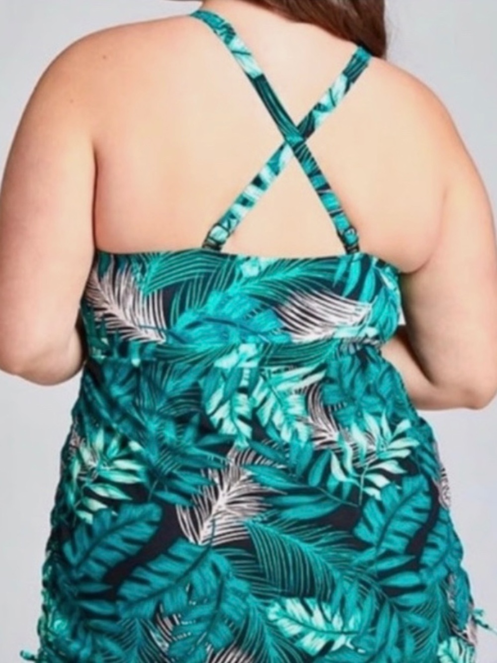 SWIM DRESS - Tropical Palms - Picture 4 of 4